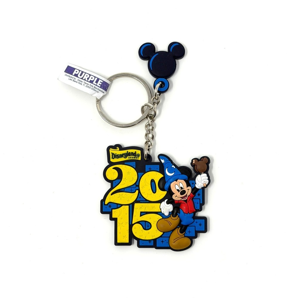 Disneyland Resort 2015 Mickey Mouse Keychain‎ Sorcerer